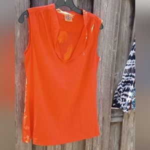 Tory Burch sleeveless silk top 10